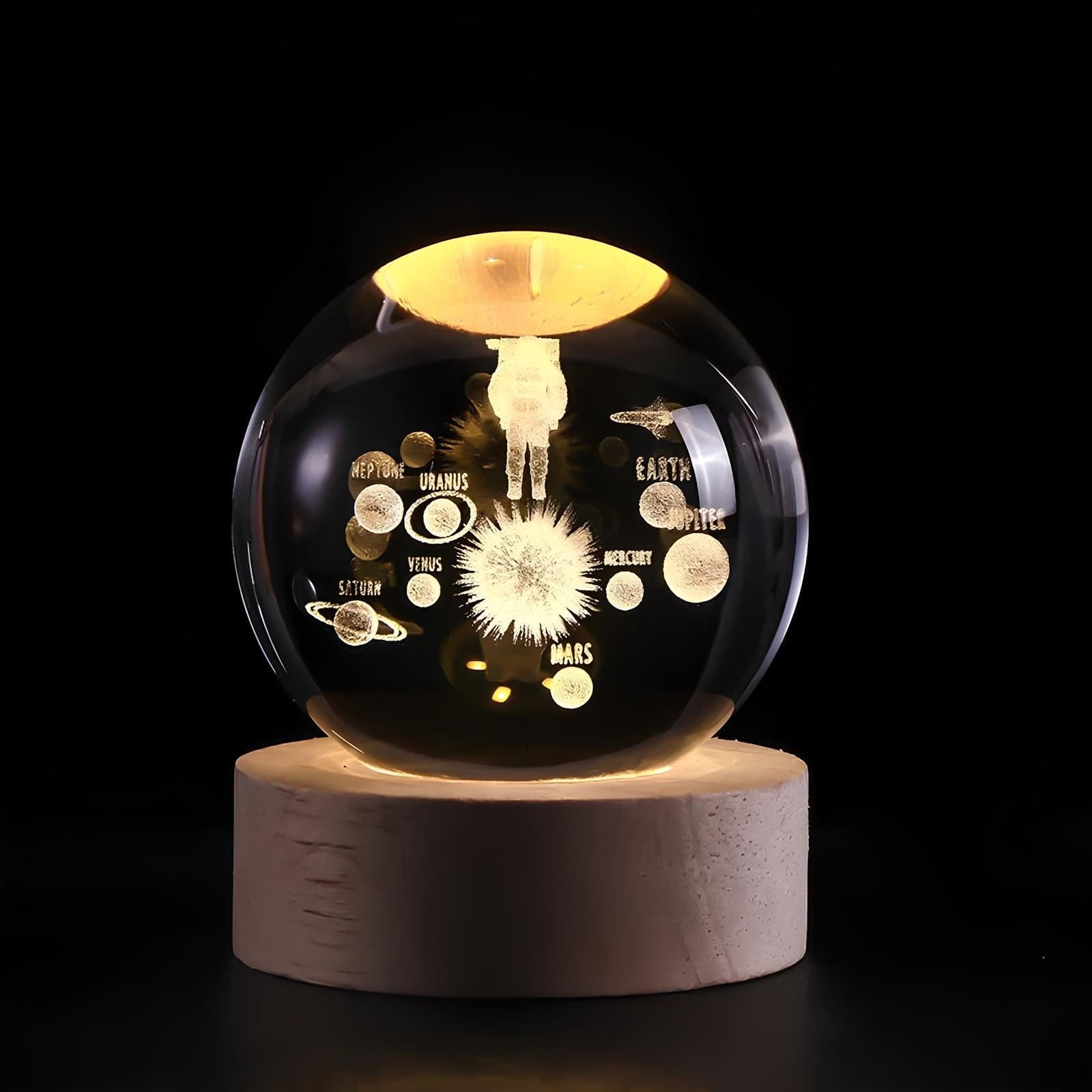 Verthara 3D Crystal Balls LED Light Astral Voyage