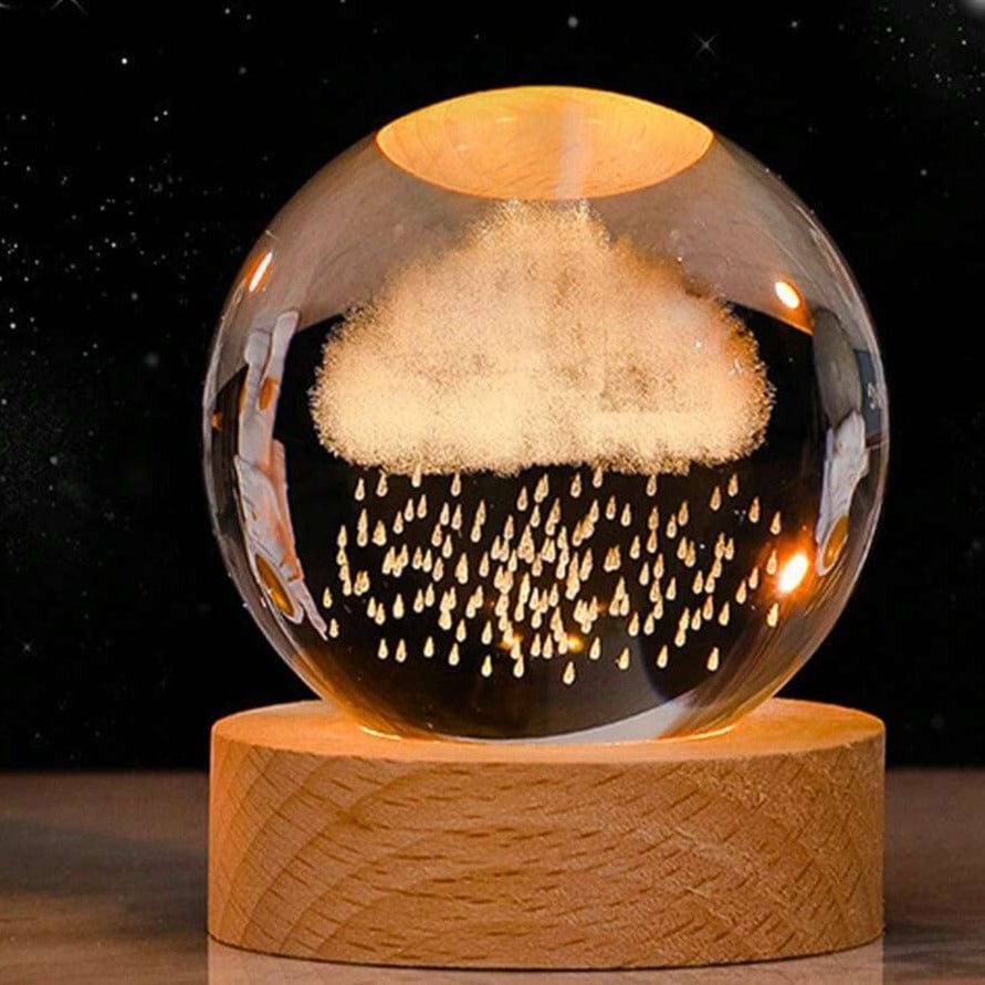 Verthara 3D Crystal Balls LED Light Rain Cloud