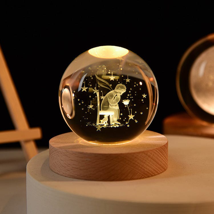 Verthara 3D Crystal Balls LED Light Unwinding