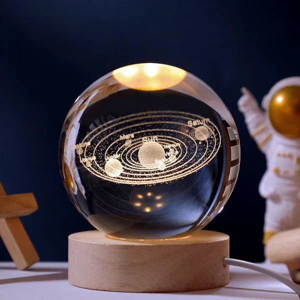 Verthara 3D Crystal Balls LED Light Solar System