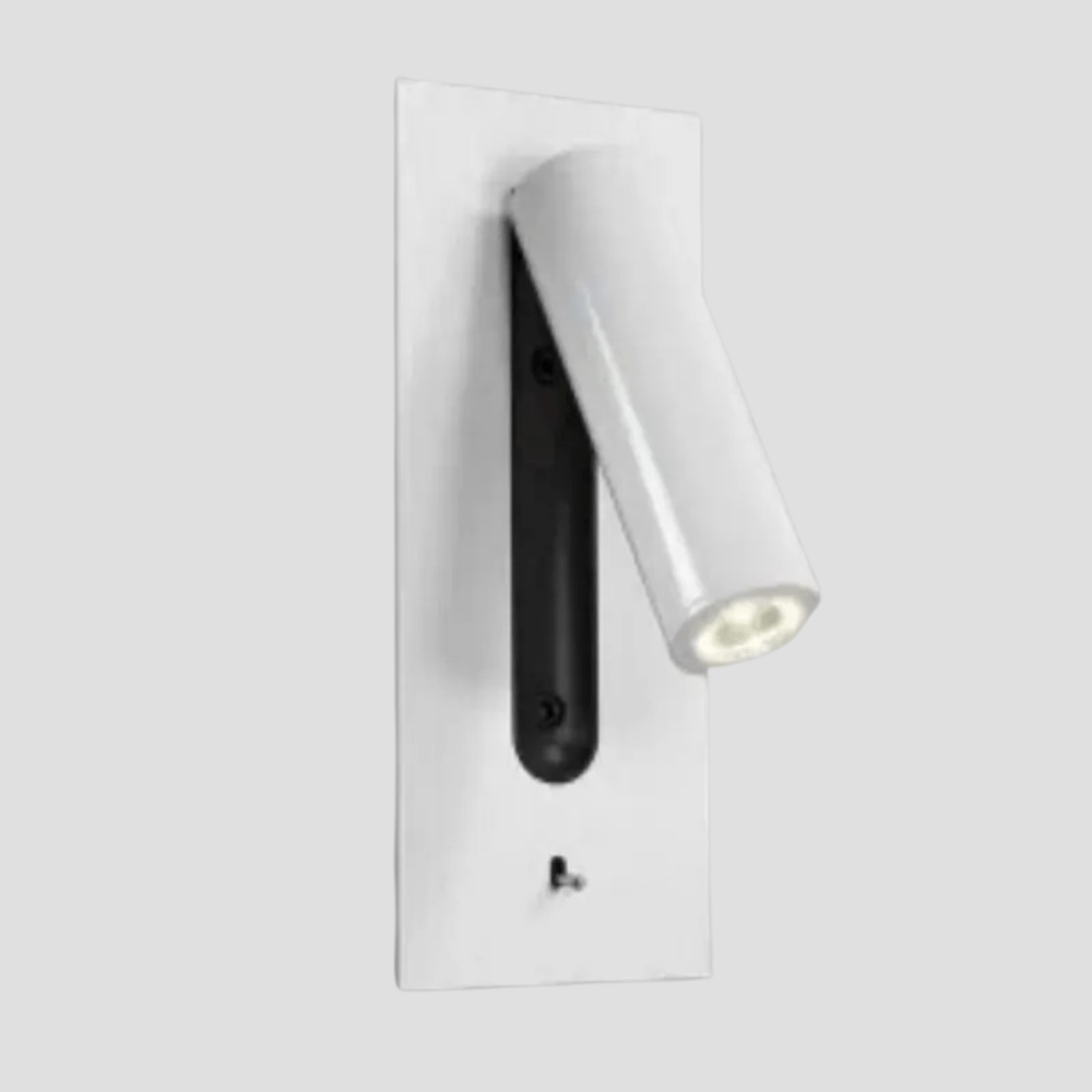 Verthara Adjustable USB Charging Wall Lamp with 350° Rotation – Modern Wall Sconce Lighting for Bedside and Hotel Use Cool White(5500-7000K) / White / A