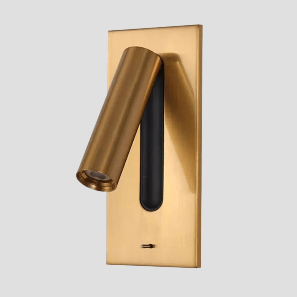 Verthara Adjustable USB Charging Wall Lamp with 350° Rotation – Modern Wall Sconce Lighting for Bedside and Hotel Use Warm White (2700-3500K) / Gold / A