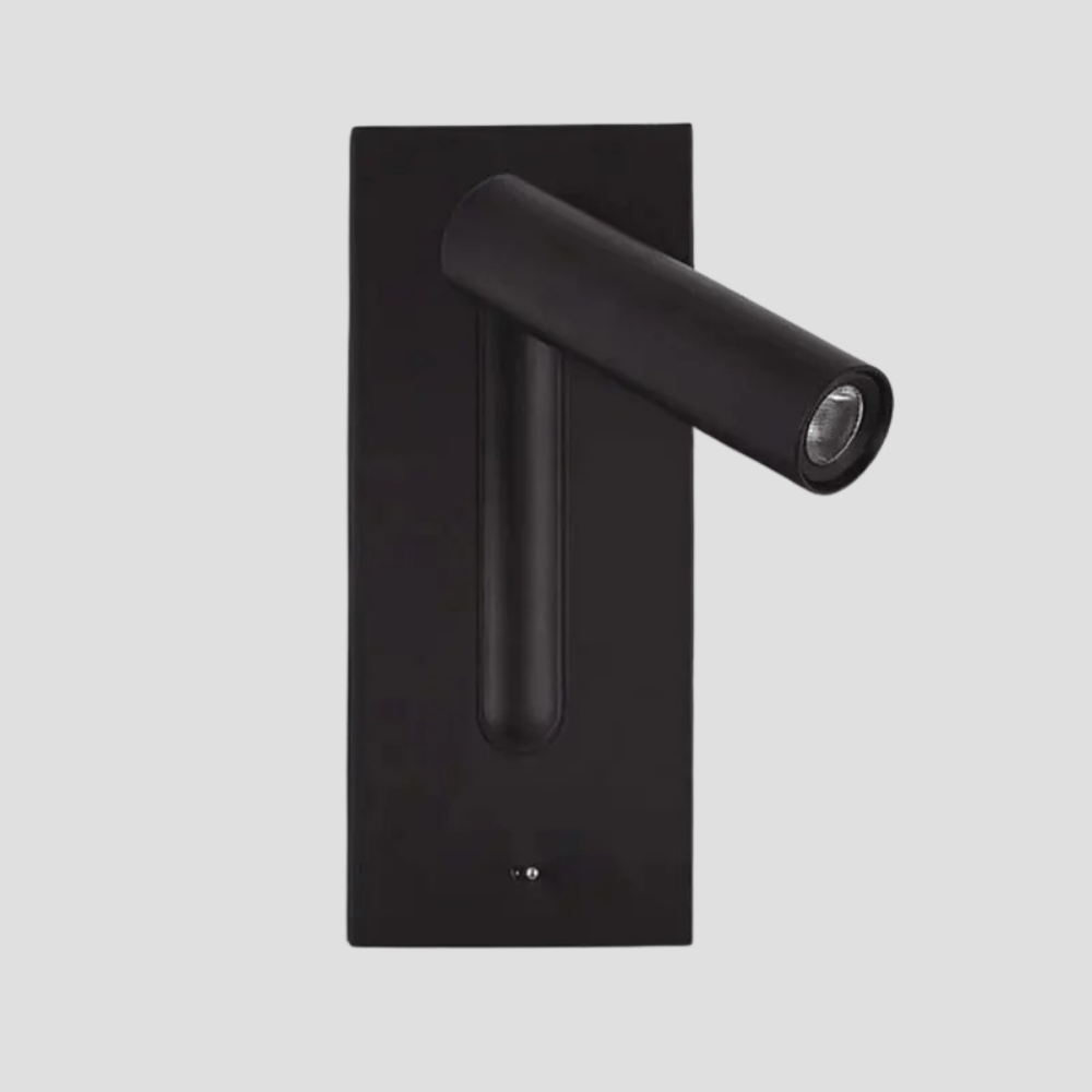 Verthara Adjustable USB Charging Wall Lamp with 350° Rotation – Modern Wall Sconce Lighting for Bedside and Hotel Use Warm White (2700-3500K) / Black / A
