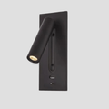 Verthara Adjustable USB Charging Wall Lamp with 350° Rotation – Modern Wall Sconce Lighting for Bedside and Hotel Use Warm White (2700-3500K) / Black / B