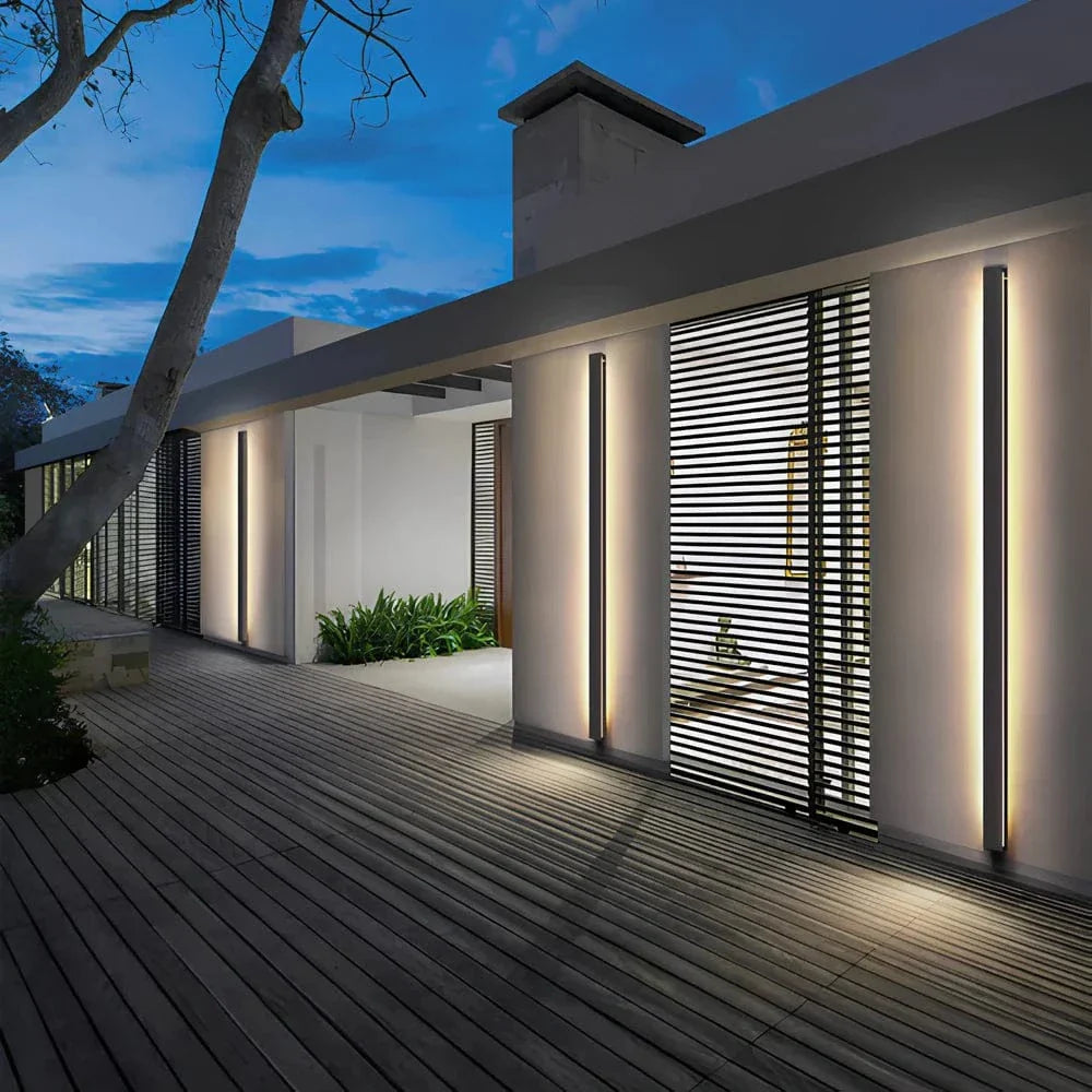 Verthara Aluminum Backlit Modern Wall Lamp