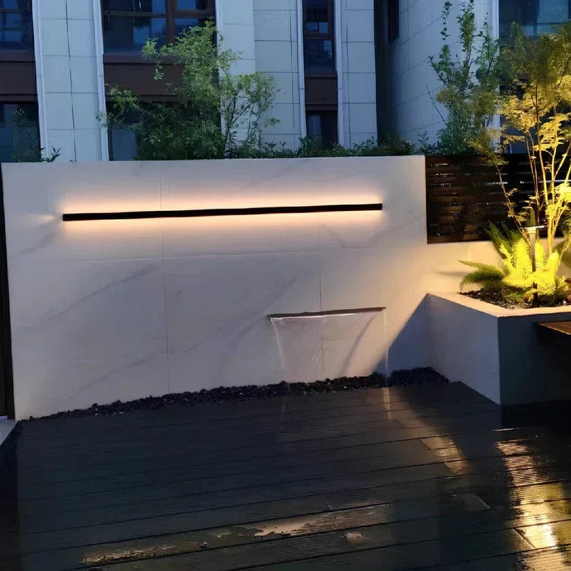 Verthara Aluminum Backlit Modern Wall Lamp