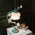 Verthara American Frosted Glass Flower Table Lamp