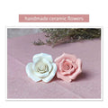 Verthara American Frosted Glass Flower Table Lamp