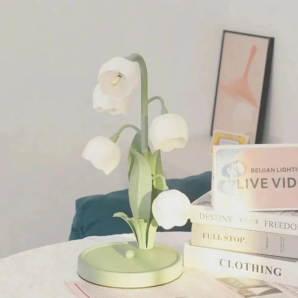 Verthara Bell Orchid LED Table Lamp