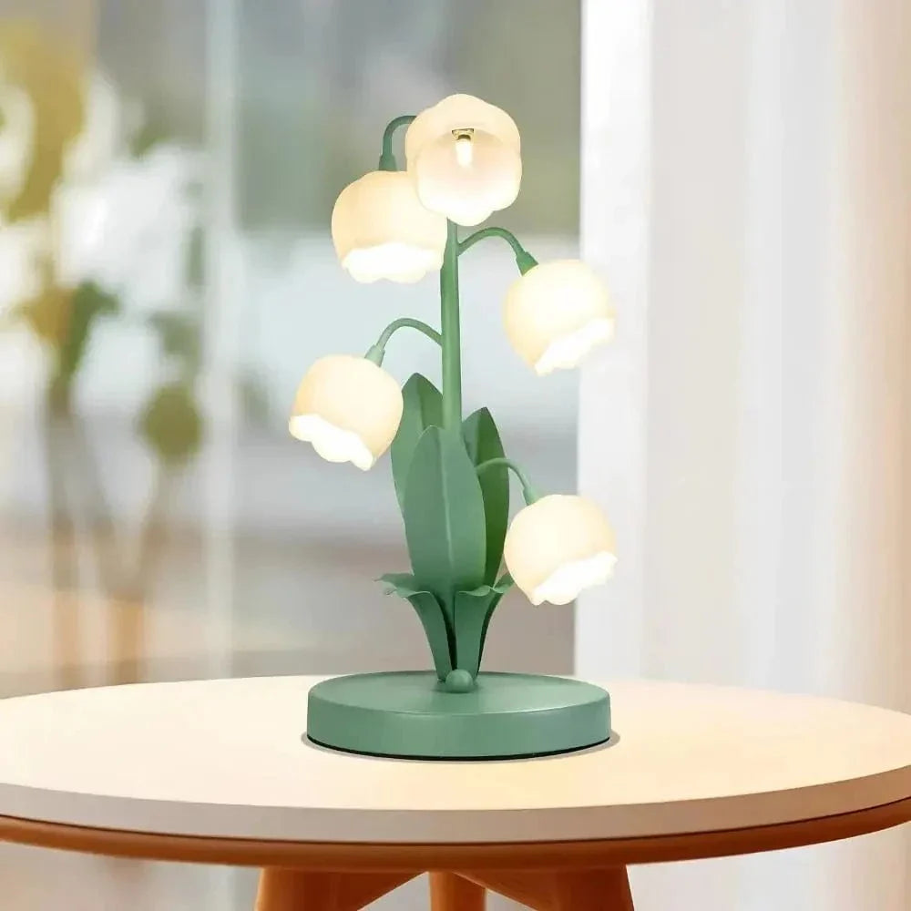 Verthara Bell Orchid LED Table Lamp