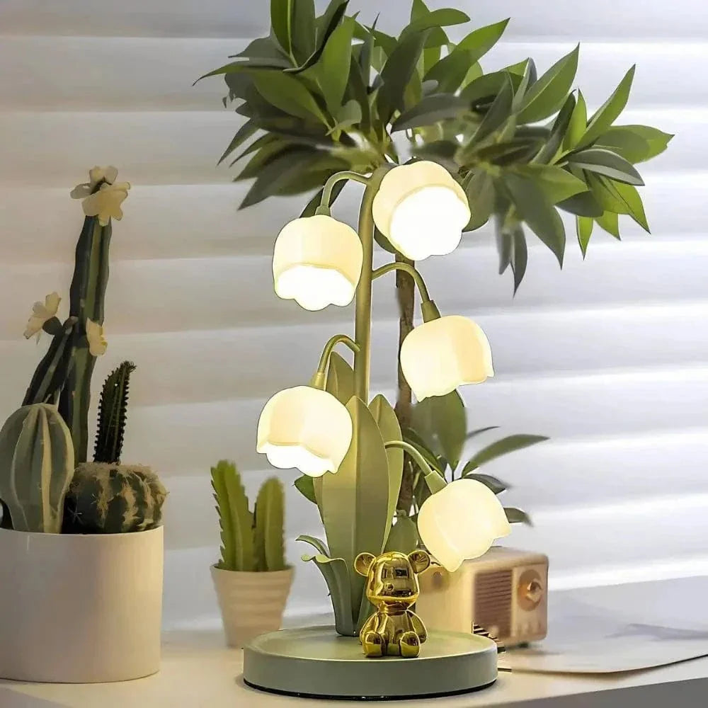 Verthara Bell Orchid LED Table Lamp