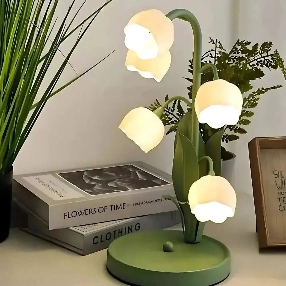Verthara Bell Orchid LED Table Lamp