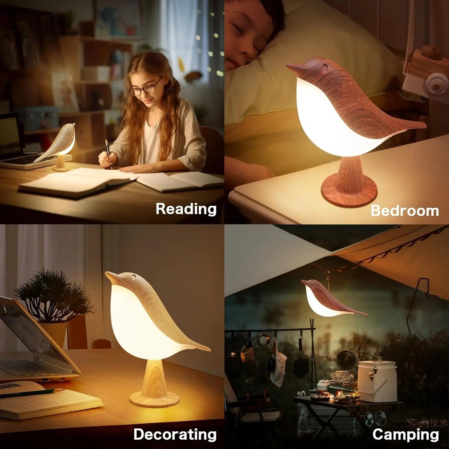 Verthara Bird Rechargeable Night Light