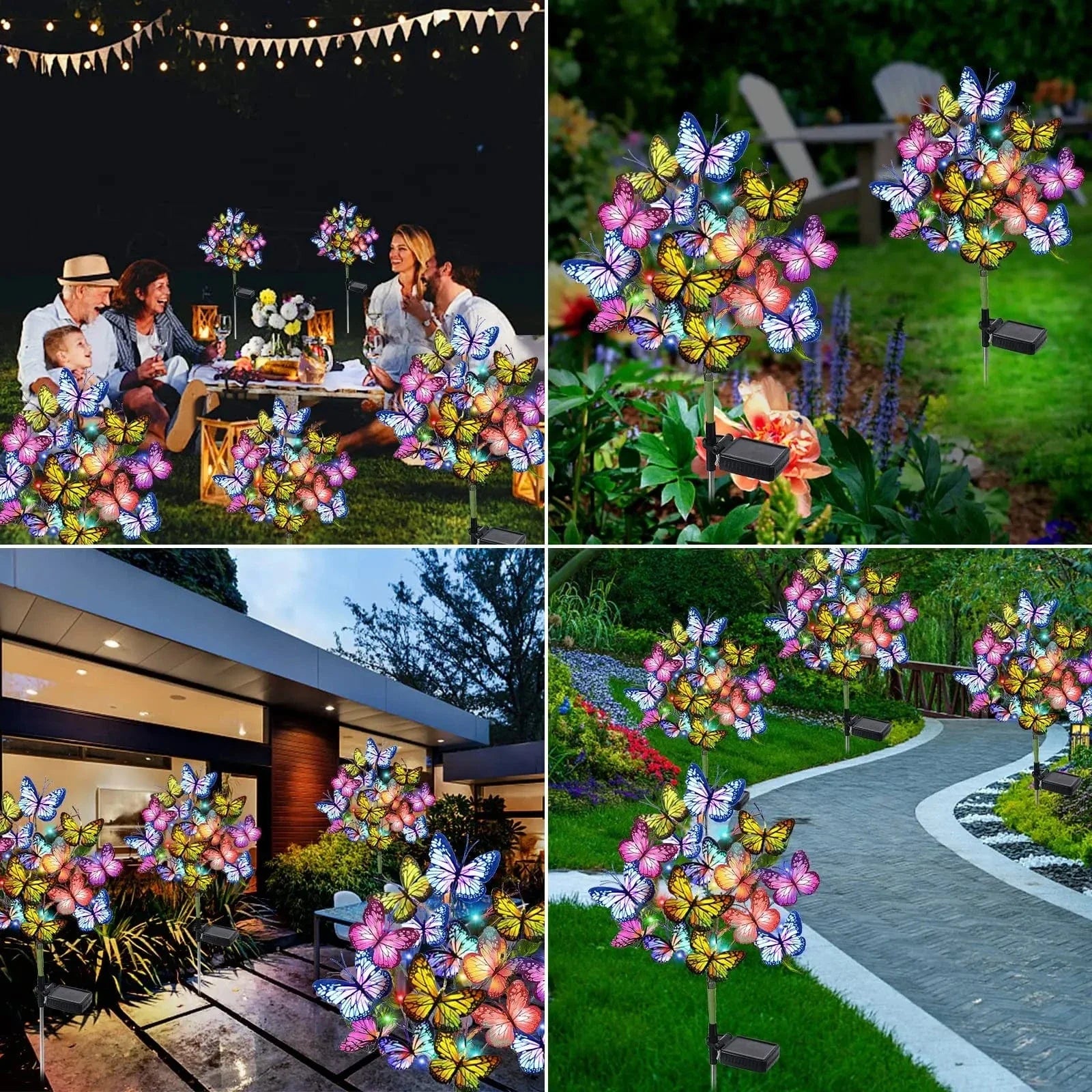 Verthara Butterfly Solar Garden Light