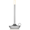 Verthara Candlestick Table Lamp Silver