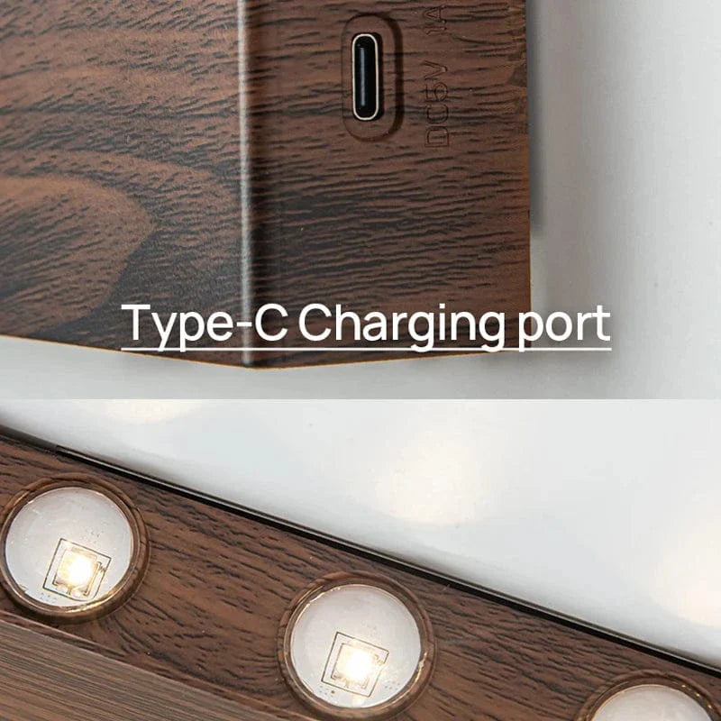 Verthara Cordless LED Wall Light With Touch Control – Rechargeable - Dimmable - Minimalist Design - Three Colour Temperatures - Indoor Use