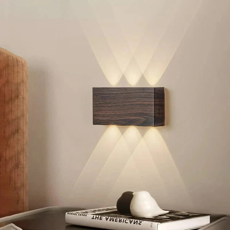 Verthara Cordless LED Wall Light With Touch Control – Rechargeable - Dimmable - Minimalist Design - Three Colour Temperatures - Indoor Use