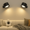 Verthara Cordless Wall Lamp - Battery Operated Light - Rechargeable Wall Light - Ambilume Black / Touch Control