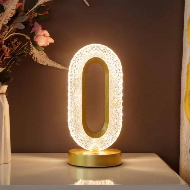 Verthara Crystal Rechargeable Table Lamp