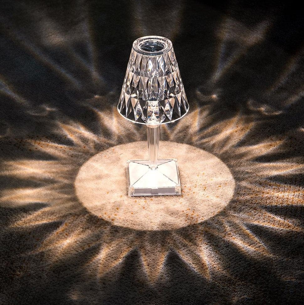 Verthara Crystal Rechargeable Table Lamp