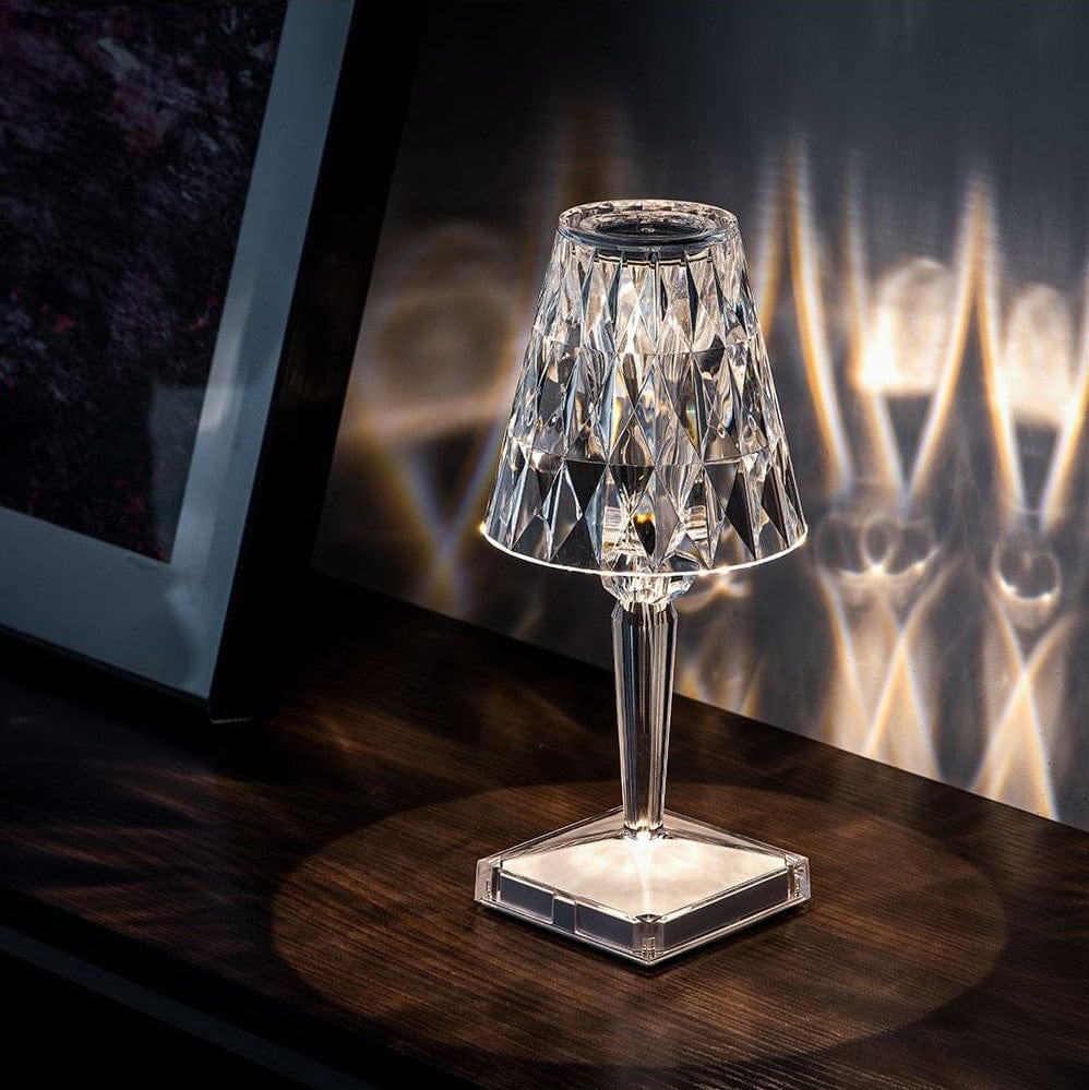 Verthara Crystal Rechargeable Table Lamp