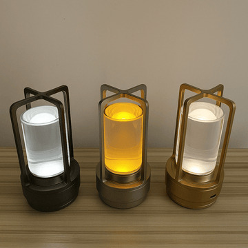 Verthara Crystal Touch Rechargable Table Lamp