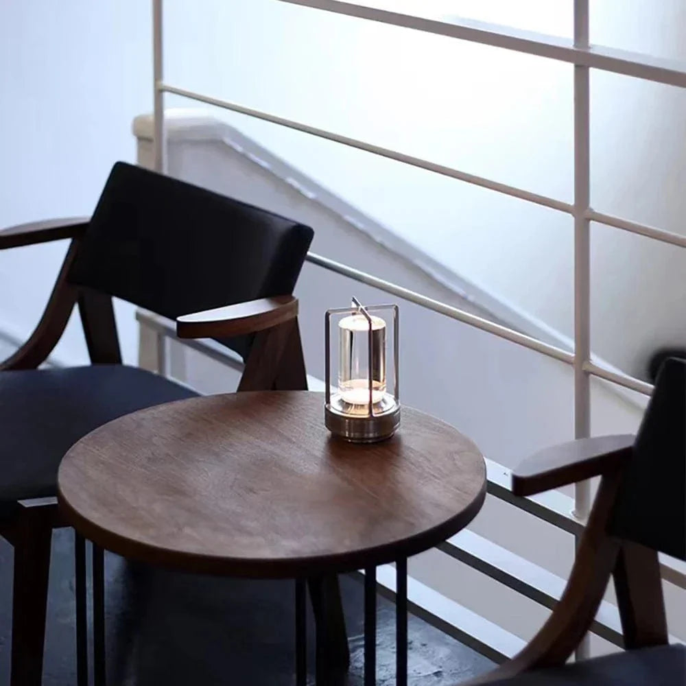 Verthara Crystal Touch Rechargable Table Lamp