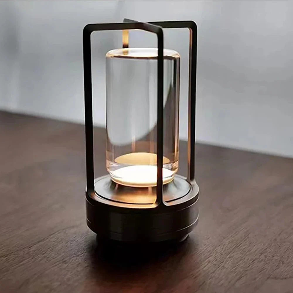 Verthara Crystal Touch Rechargable Table Lamp