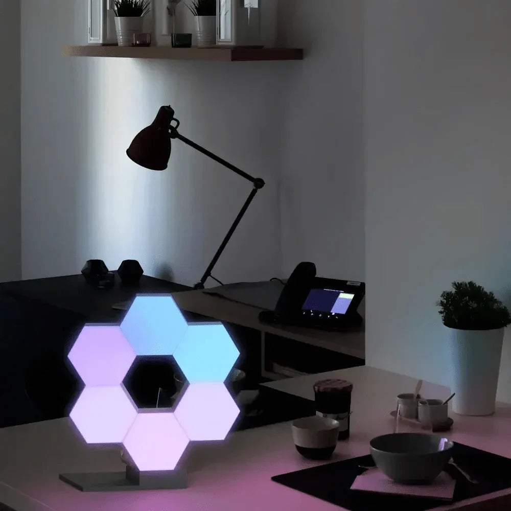 Verthara Customisable LED Hexagon Wall Lights