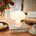 Verthara Dimmable Cordless Table Lamp - USB Rechargeable - Warm White Light - Modern Mushroom Design - Compact Indoor Lighting Default
