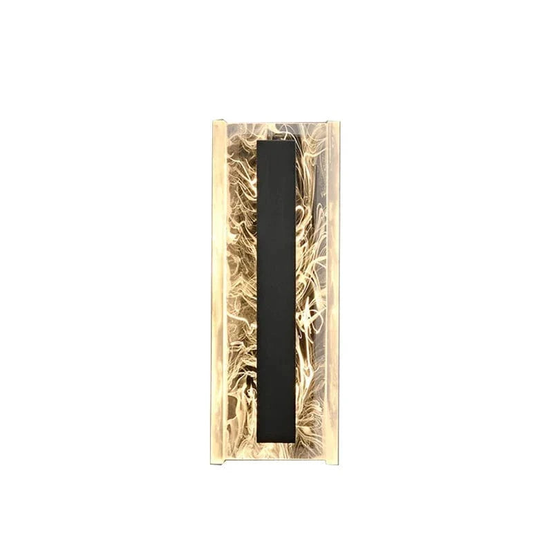 Verthara Dimmable LED Wall Sconce, 12W Modern Acrylic and Copper Wall Lamp for Living Room and Bedroom Lighting changeable