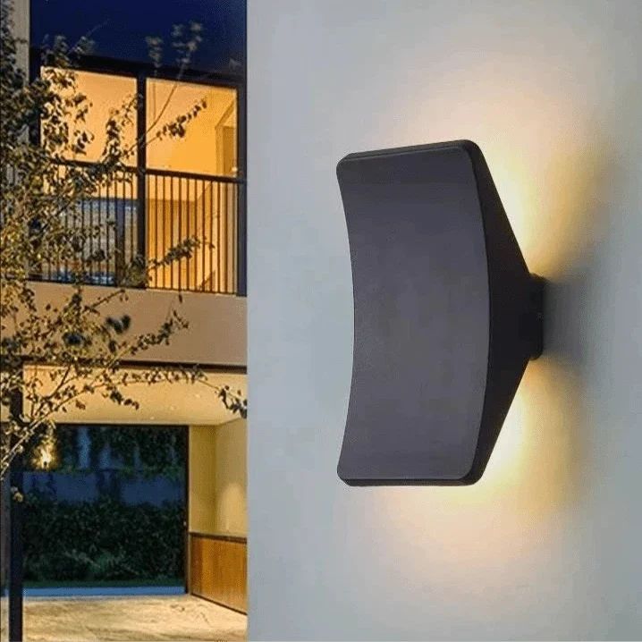 Verthara Dual Head Outdoor Wall Light - IP65 Waterproof LED Exterior Lantern for Garden and Patio Up and Down Lighting