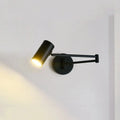 Verthara Folding LED Wall Light With Telescopic Design – Adjustable - Modern Nordic Style - Ideal For Bedroom - Living Room - Wall Mounted Cool White (5500-7000K) / Black
