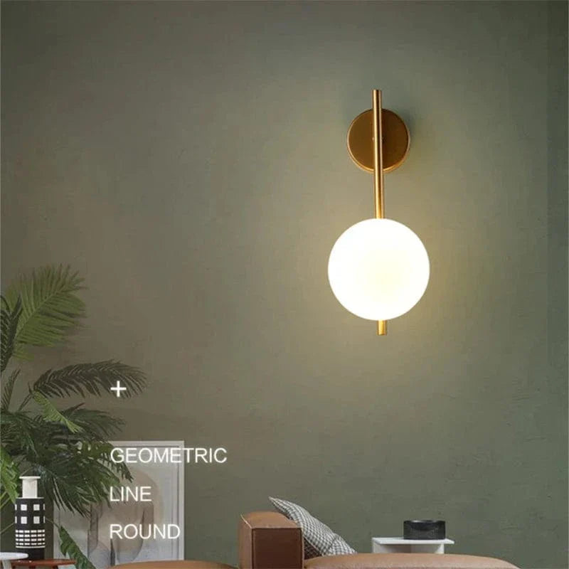 Verthara Frosted Glass LED Wall Lights