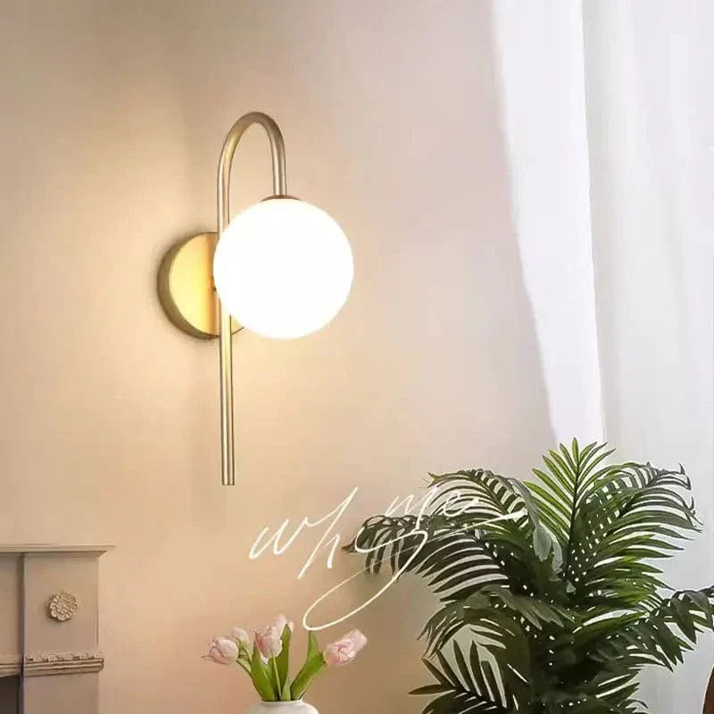 Verthara Frosted Glass LED Wall Lights