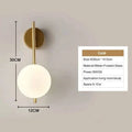 Verthara Frosted Glass LED Wall Lights