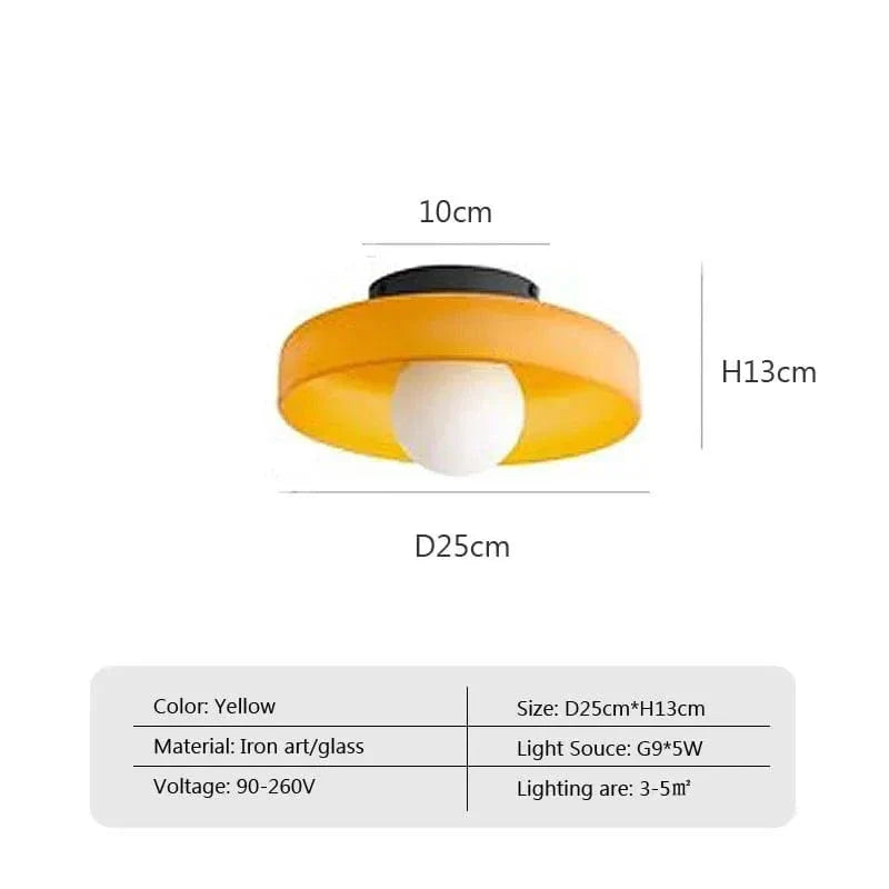Verthara Glass Ceiling & Wall Lamps