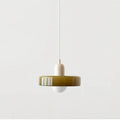 Verthara Glass Chandelier Pendant Light Beige + Tea Green