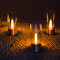 Verthara Glass Tube Design Rechargeable Table Lamp