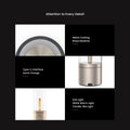 Verthara Glass Tube Design Rechargeable Table Lamp