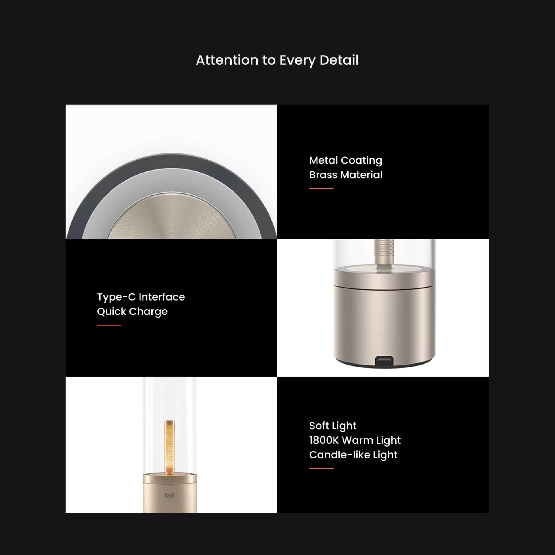 Verthara Glass Tube Design Rechargeable Table Lamp