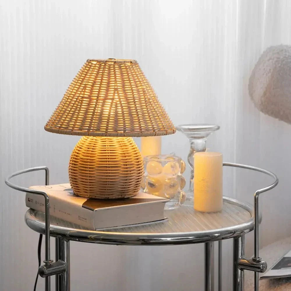 Verthara Handmade Bamboo Table Lamp