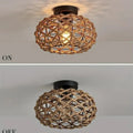 Verthara Hemp Rope Ceiling Light