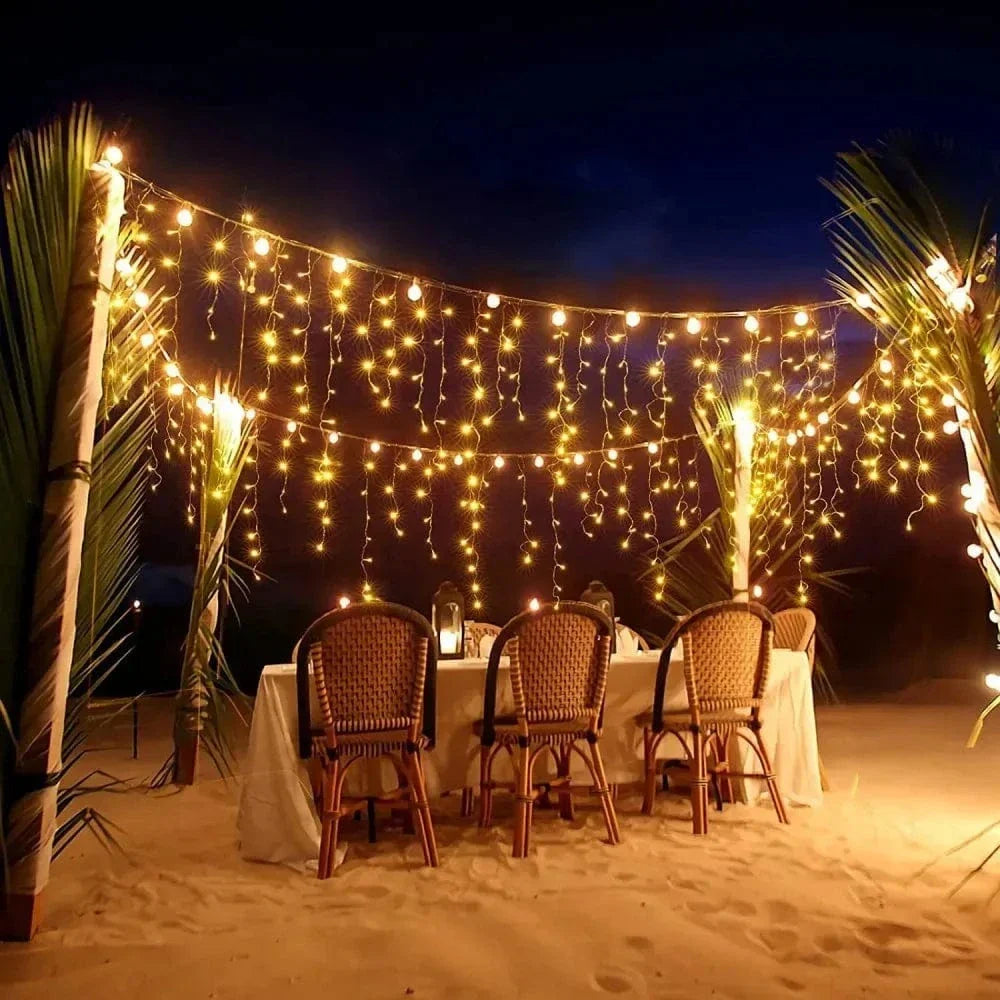 Verthara Icicle String LED Twinkle Effect Lights