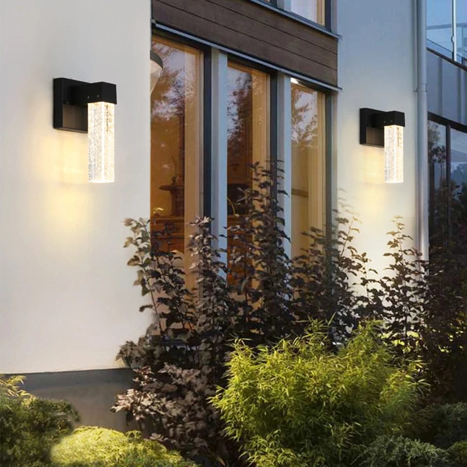 Verthara IP65 Waterproof Modern Outdoor Wall Light – Aluminum Exterior Wall Lantern for Garden and Balcony