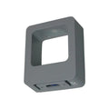 Verthara IP65 Waterproof Outdoor Wall Light – Modern Design - Up and Down Glow - Black/Gray - Ideal for Garden and Patio Illumination Warm White 3000K / Gray Body / 12W