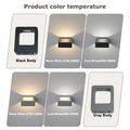 Verthara IP65 Waterproof Outdoor Wall Light – Modern Design - Up and Down Glow - Black/Gray - Ideal for Garden and Patio Illumination