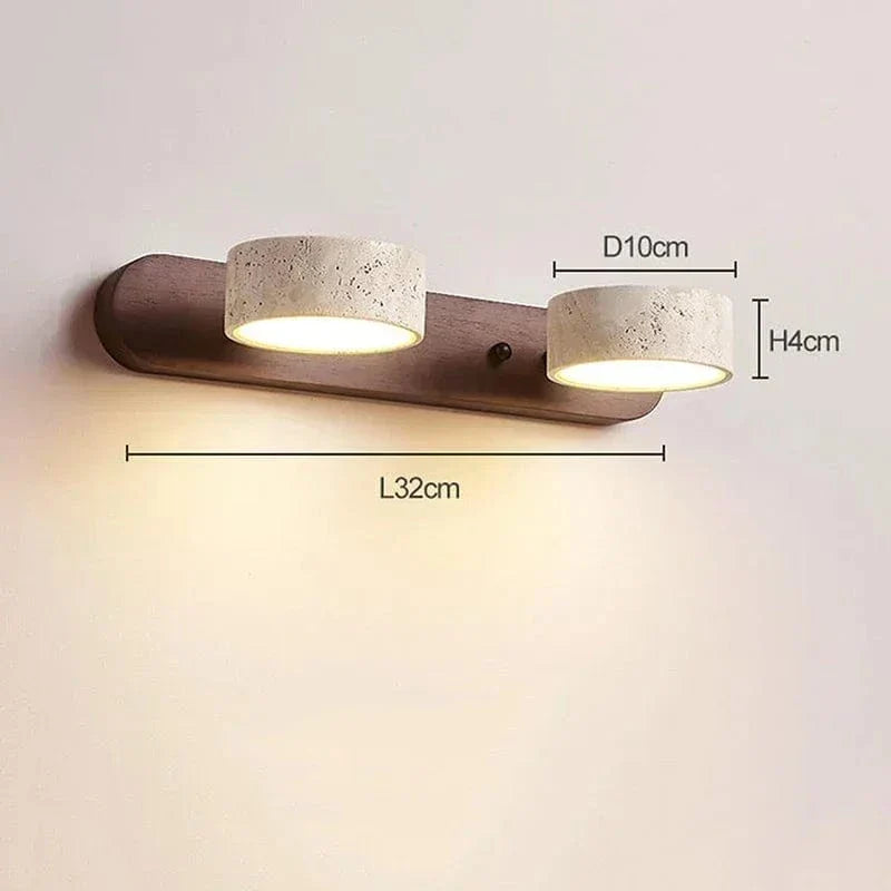 Verthara Japanese Wabi Sabi LED Wall Light