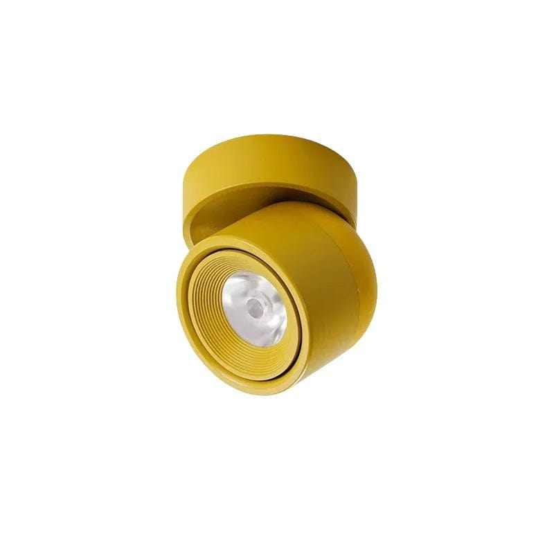Verthara LED Ceiling Spotlights Macaron yellow / 20W / Cold White 6000K