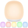 Verthara LED Egg Lamp Night Light - USB Rechargeable - Dimmable - Portable - Eye Protection - 8 RGB Colours - Touch Control Default
